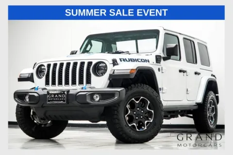 White 2023 Jeep Wrangler Rubicon 4xe for sale in Kennesaw, GA