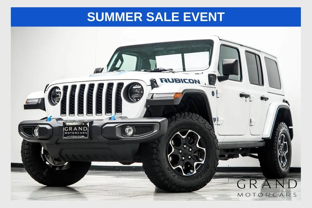 White 2023 Jeep Wrangler Rubicon 4xe for sale in Kennesaw, GA