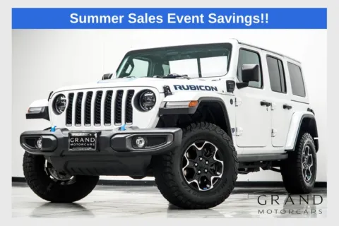 White 2023 Jeep Wrangler Rubicon 4xe for sale in Kennesaw, GA