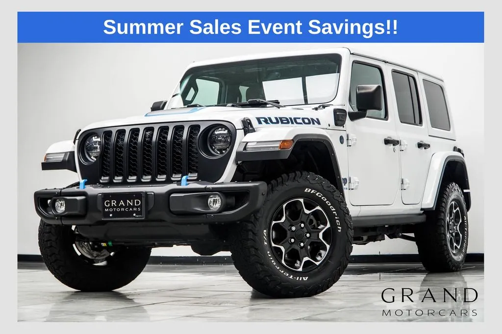 White 2023 Jeep Wrangler Rubicon 4xe for sale in Kennesaw, GA