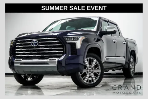 Blue 2023 Toyota Tundra Hybrid Capstone for sale in Kennesaw, GA