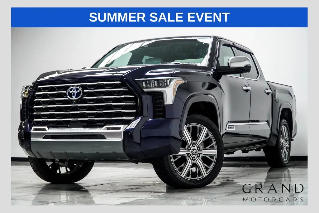 Blue 2023 Toyota Tundra Hybrid Capstone for sale in Kennesaw, GA