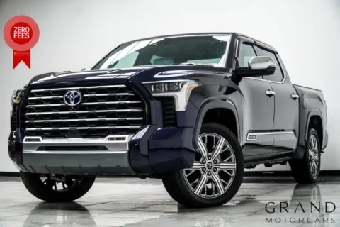 Blue 2023 Toyota Tundra Hybrid Capstone for sale in Kennesaw, GA