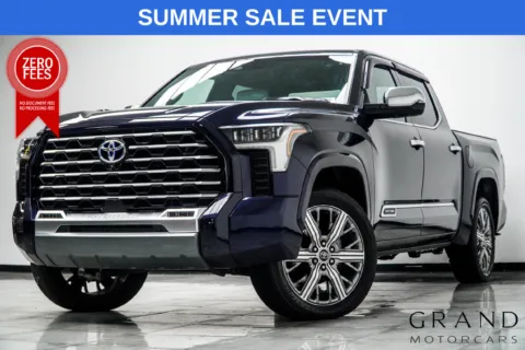 Blue 2023 Toyota Tundra Hybrid Capstone for sale in Kennesaw, GA