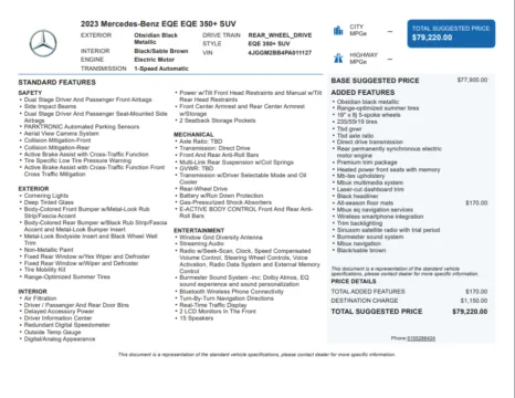 Another view of 2023 Mercedes-Benz EQE 350+ SUV for sale in Kennesaw, GA at Grand Motorcars Kennesaw