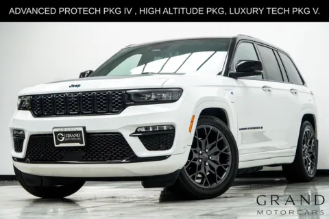 White 2023 Jeep Grand Cherokee Summit Reserve 4xe for sale in Kennesaw, GA