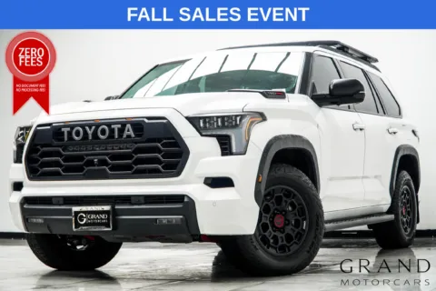 White 2023 Toyota Sequoia TRD Pro for sale in Kennesaw, GA