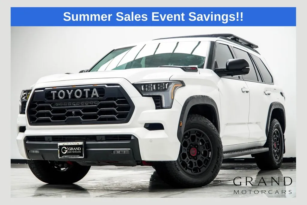 White 2023 Toyota Sequoia TRD Pro for sale in Kennesaw, GA