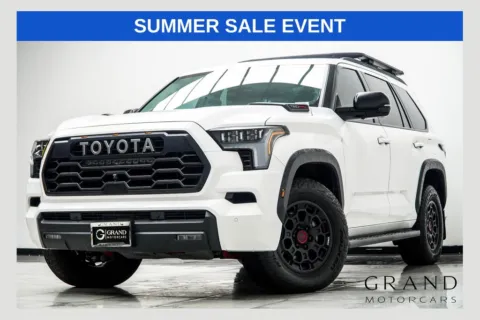 White 2023 Toyota Sequoia TRD Pro for sale in Kennesaw, GA