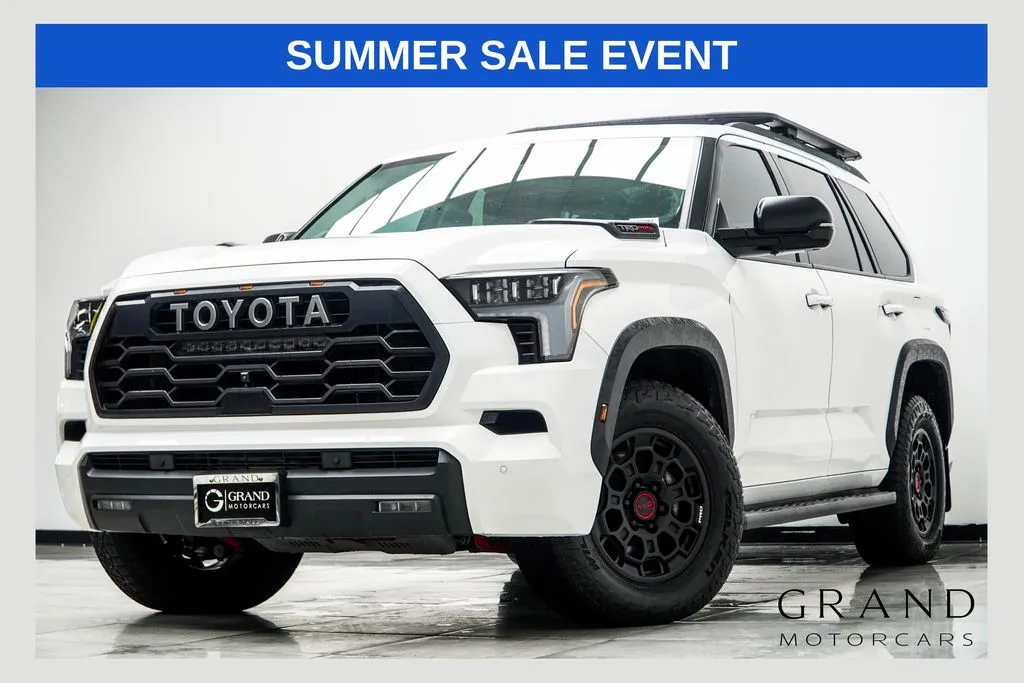White 2023 Toyota Sequoia TRD Pro for sale in Kennesaw, GA