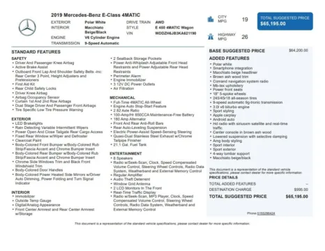 Another view of 2019 Mercedes-Benz E-Class E 450 for sale in Kennesaw, GA at Grand Motorcars Kennesaw