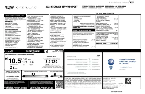Another view of 2023 Cadillac Escalade ESV Sport for sale in Kennesaw, GA at Grand Motorcars Kennesaw
