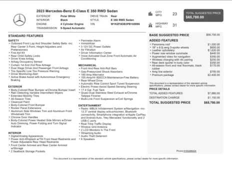Another view of 2023 Mercedes-Benz E-Class E 350 for sale in Kennesaw, GA at Grand Motorcars Kennesaw