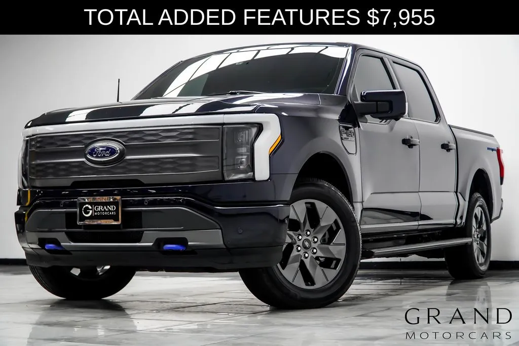Blue 2023 Ford F-150 Lightning Lariat for sale in Kennesaw, GA