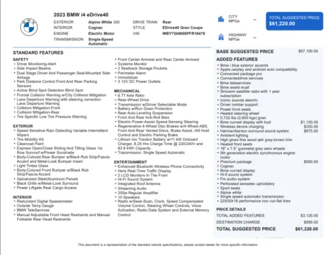 Another view of 2023 BMW i4 eDrive40 for sale in Kennesaw, GA at Grand Motorcars Kennesaw