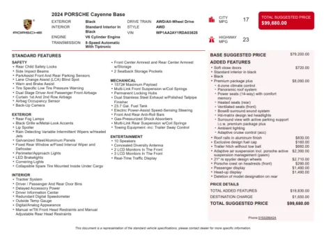 Another view of 2024 Porsche Cayenne for sale in Kennesaw, GA at Grand Motorcars Kennesaw