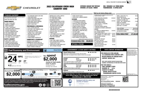 Another view of 2023 Chevrolet Silverado 1500 High Country for sale in Kennesaw, GA at Grand Motorcars Kennesaw