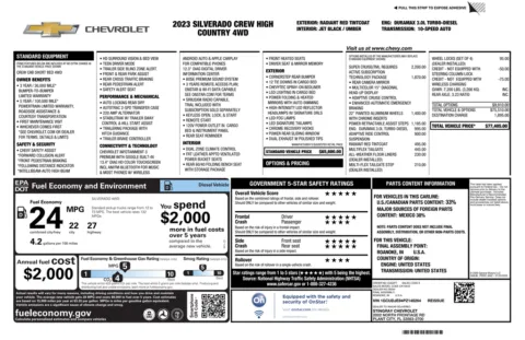 Another view of 2023 Chevrolet Silverado 1500 High Country for sale in Kennesaw, GA at Grand Motorcars Kennesaw