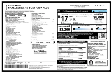 Another view of 2023 Dodge Challenger R/T Scat Pack for sale in Kennesaw, GA at Grand Motorcars Kennesaw