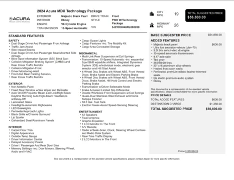 Another view of 2024 Acura MDX Technology for sale in Kennesaw, GA at Grand Motorcars Kennesaw