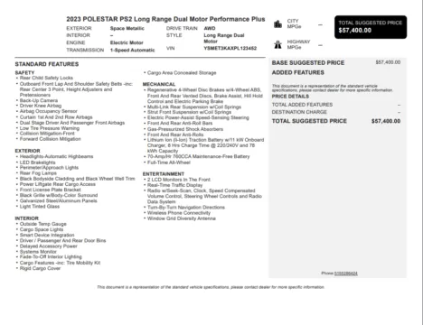 Another view of 2023 Polestar 2 Long Range Dual Motor Performance Plus for sale in Kennesaw, GA at Grand Motorcars Kennesaw