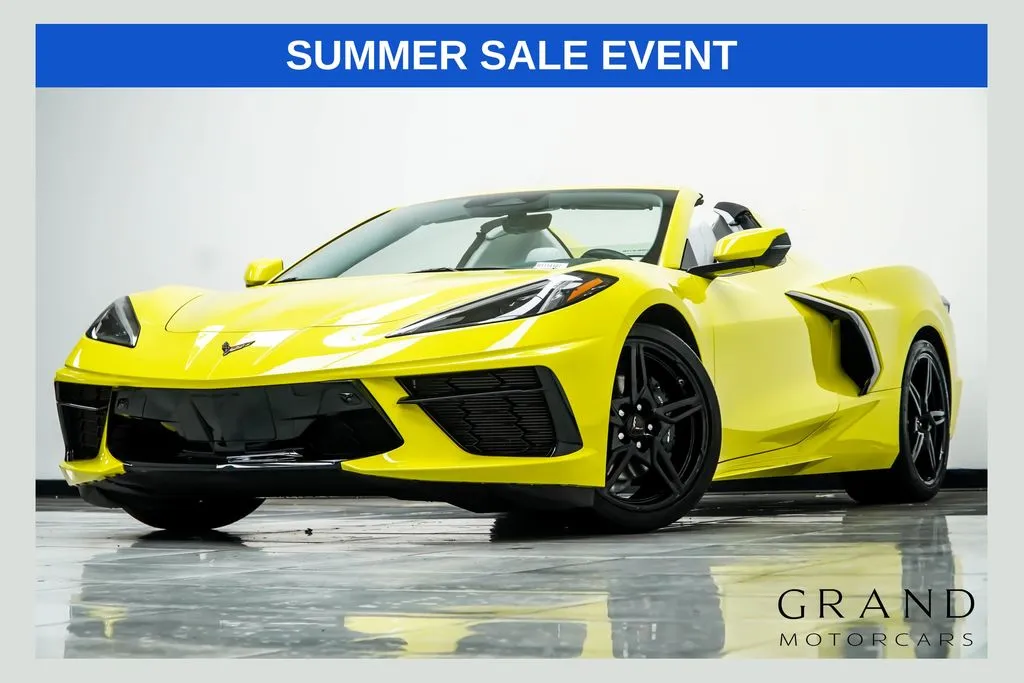 Yellow 2024 Chevrolet Corvette Stingray for sale in Kennesaw, GA