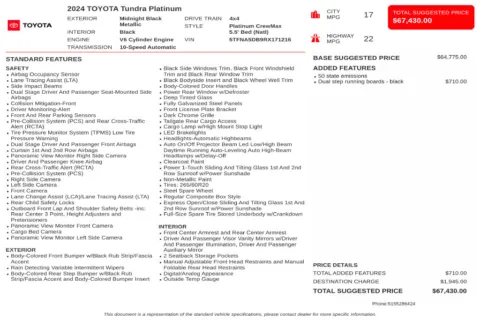 Another view of 2024 Toyota Tundra Platinum for sale in Kennesaw, GA at Grand Motorcars Kennesaw