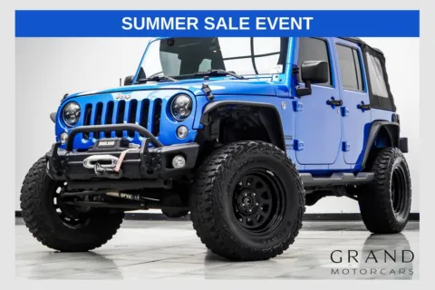 Blue 2016 Jeep Wrangler Unlimited Sport for sale in Kennesaw, GA