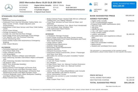 Another view of 2023 Mercedes-Benz GLB 250 for sale in Kennesaw, GA at Grand Motorcars Kennesaw