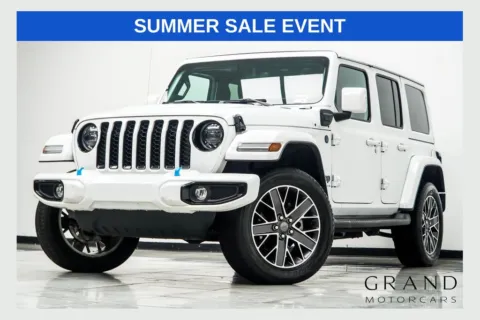 White 2023 Jeep Wrangler Sahara 4xe for sale in Kennesaw, GA