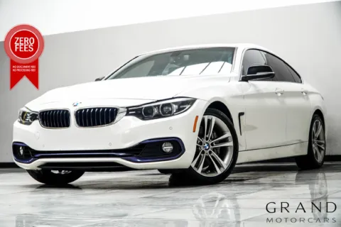 White 2019 BMW 4 Series 440i Gran Coupe for sale in Kennesaw, GA