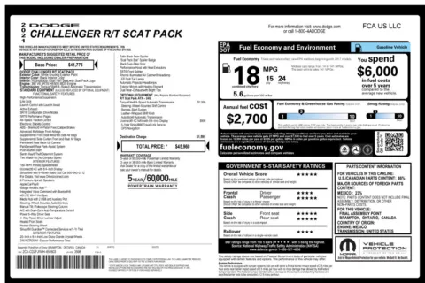 Another view of 2021 Dodge Challenger R/T Scat Pack for sale in Kennesaw, GA at Grand Motorcars Kennesaw