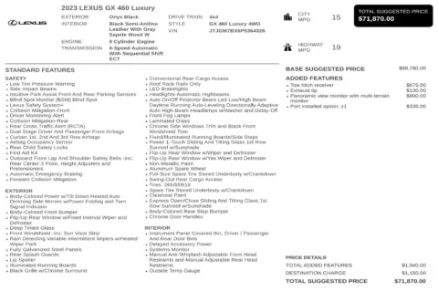 Another view of 2023 Lexus GX 460 Luxury for sale in Kennesaw, GA at Grand Motorcars Kennesaw