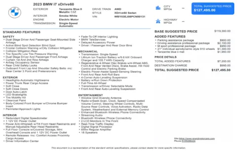 Another view of 2023 BMW i7 xDrive60 for sale in Kennesaw, GA at Grand Motorcars Kennesaw