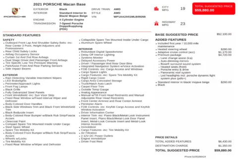 Another view of 2021 Porsche Macan for sale in Kennesaw, GA at Grand Motorcars Kennesaw