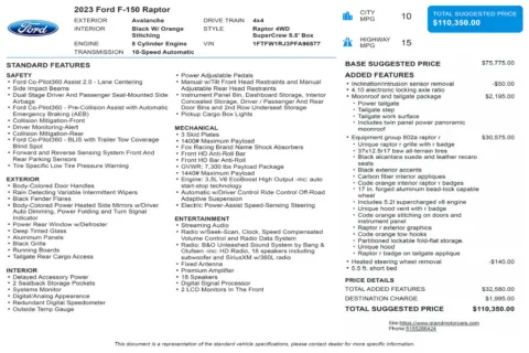 Another view of 2023 Ford F-150 Raptor R for sale in Kennesaw, GA at Grand Motorcars Kennesaw