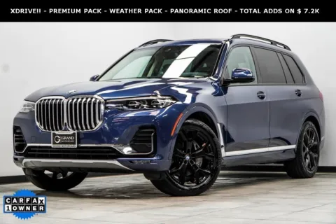 Blue 2021 BMW X7 xDrive40i for sale in Kennesaw, GA