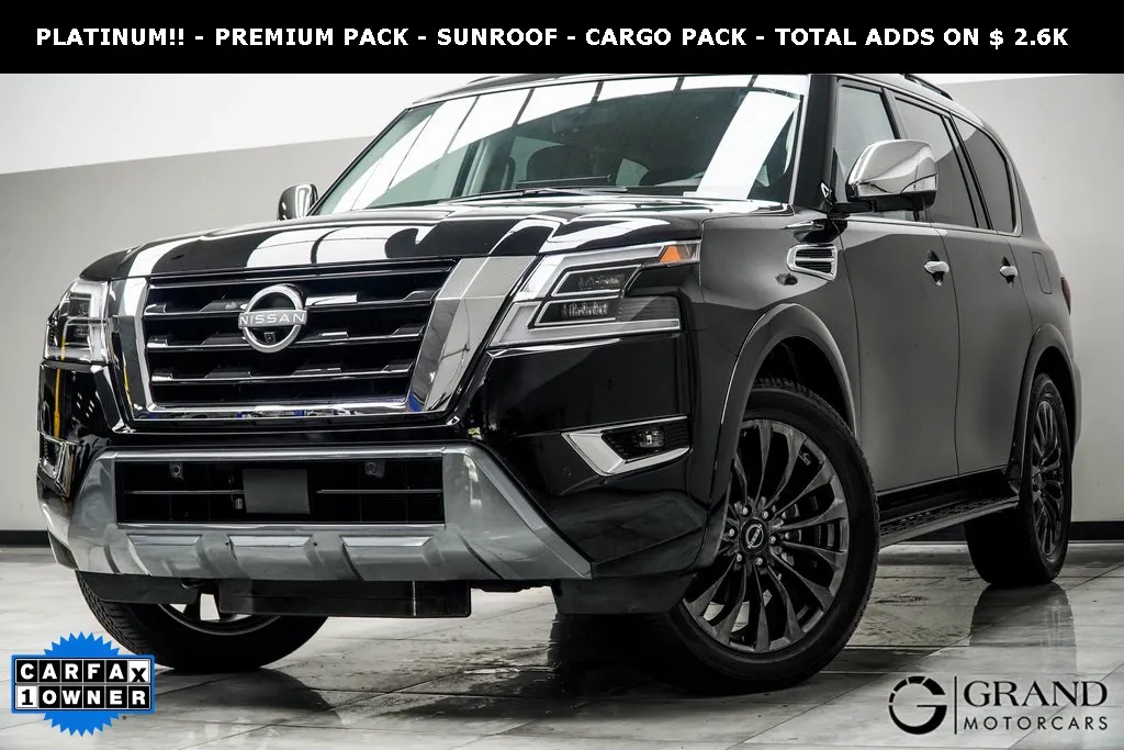 Black 2024 Nissan Armada Platinum for sale in Kennesaw, GA