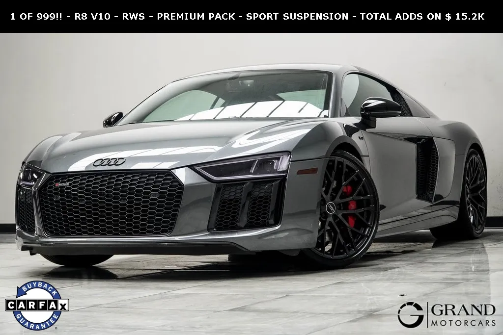 Gray 2018 Audi R8 5.2 for sale in Kennesaw, GA