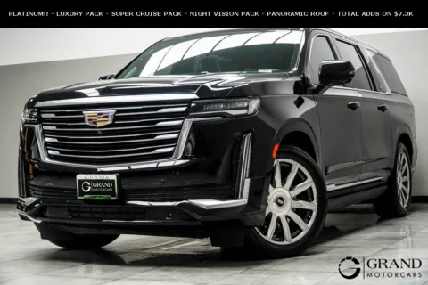 Black 2022 Cadillac Escalade ESV Premium Luxury Platinum for sale in Kennesaw, GA
