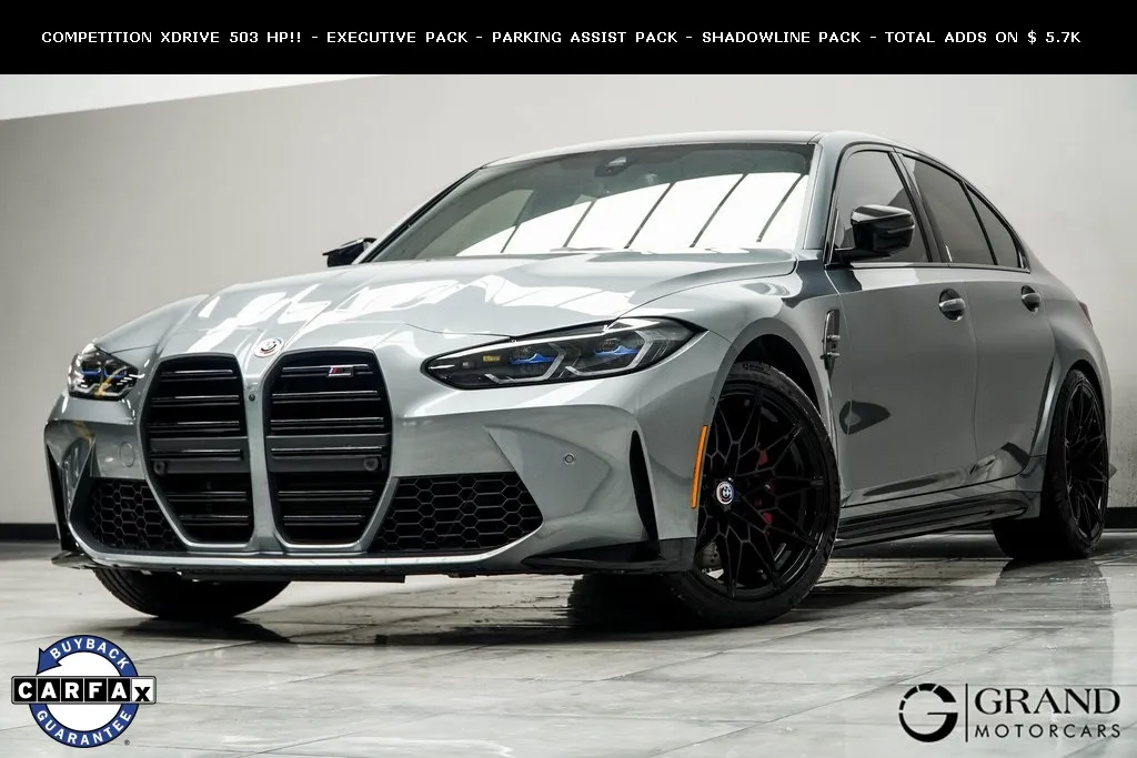 Gray 2023 BMW M3 Competition for sale in Kennesaw, GA