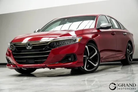 Red 2021 Honda Accord Sport for sale in Kennesaw, GA