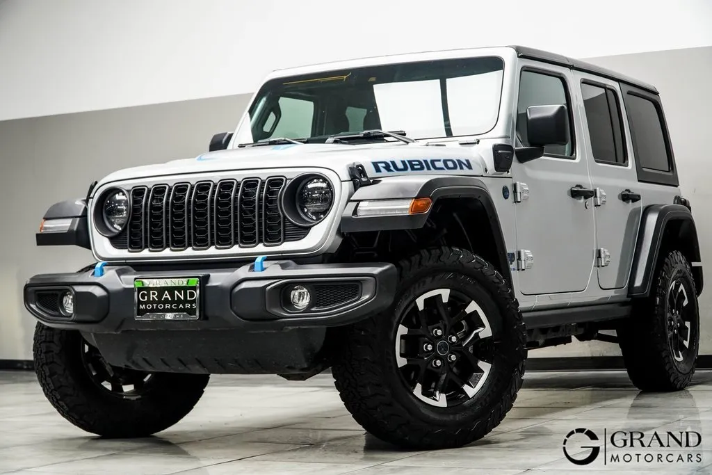 Silver 2024 Jeep Wrangler Rubicon 4xe for sale in Kennesaw, GA