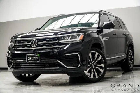 Black 2022 Volkswagen Atlas 3.6L V6 SEL Premium R-Line for sale in Kennesaw, GA
