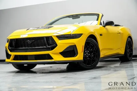 Yellow 2024 Ford Mustang GT Premium for sale in Kennesaw, GA
