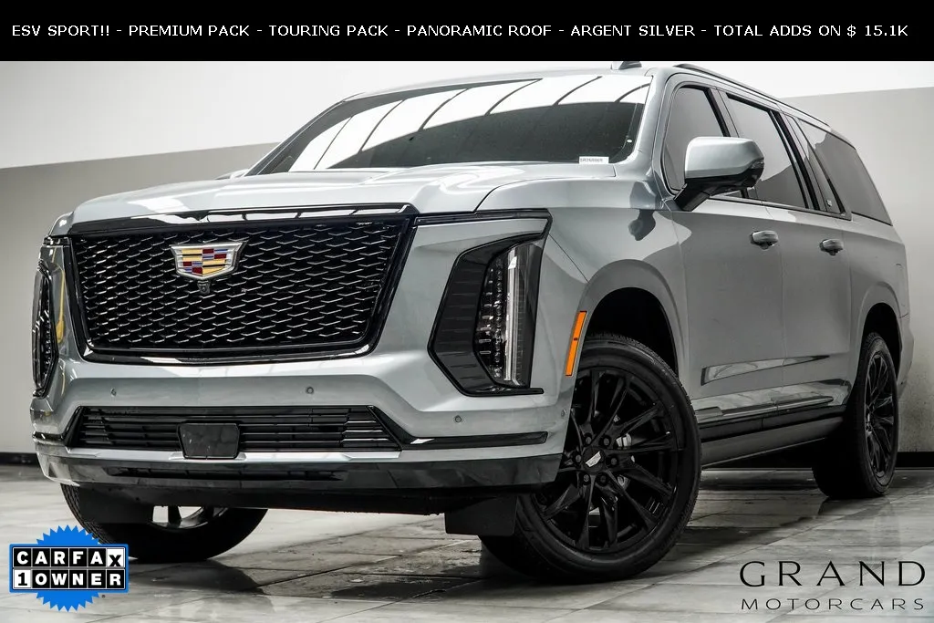 Silver 2025 Cadillac Escalade ESV Sport for sale in Kennesaw, GA