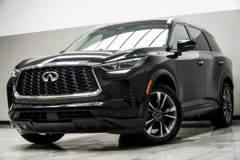 Black 2023 INFINITI QX60 LUXE for sale in Kennesaw, GA