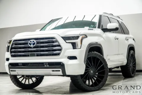 White 2023 Toyota Sequoia Limited for sale in Kennesaw, GA