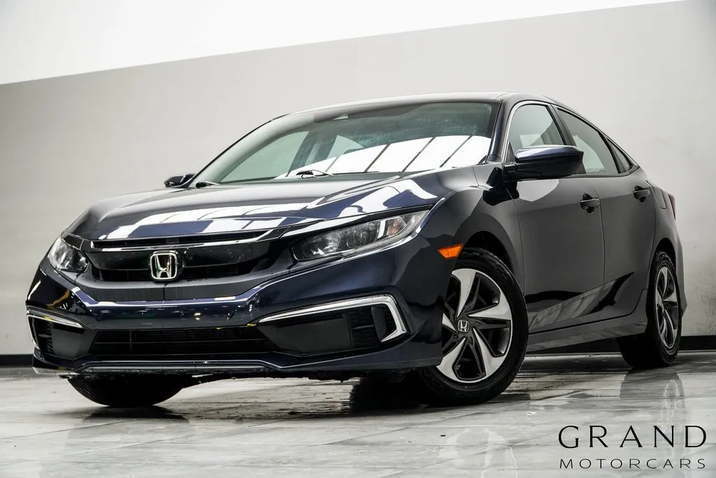 Black 2019 Honda Civic LX for sale in Kennesaw, GA