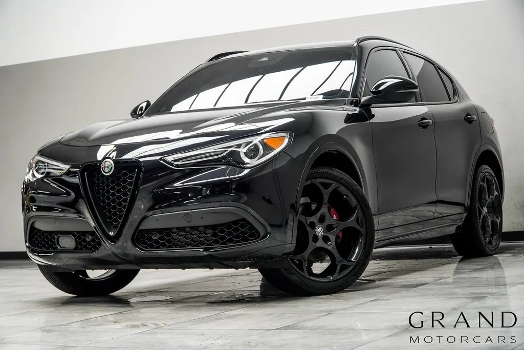 Black 2022 Alfa Romeo Stelvio Veloce for sale in Kennesaw, GA